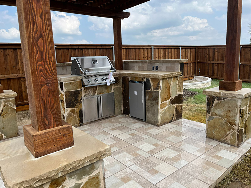 outdoor living space